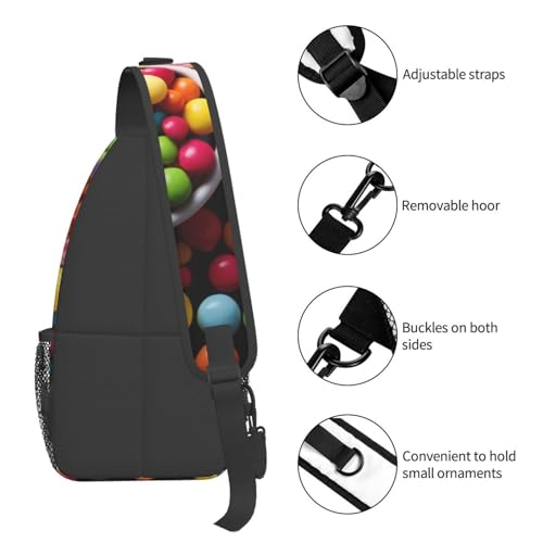 Colour Candy Cross Chest Bag bolso de pecho unisex miniatura 5