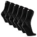 Produktbild DANISH ENDURANCE Weiche Socken 6 Paare (Schwarz, EU 35-38)
