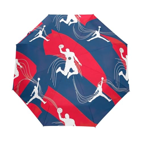 Parapluie sautant de joueur de basket-ball pour voiture et sac à main