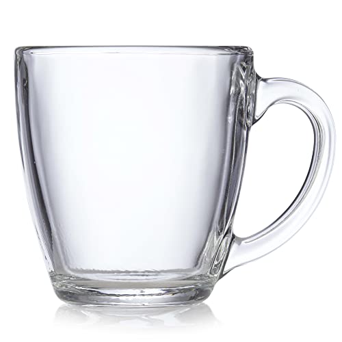 Libbey Tapered Glass Mugs, 15.5-Ounce, Set Of 8 #TOP4