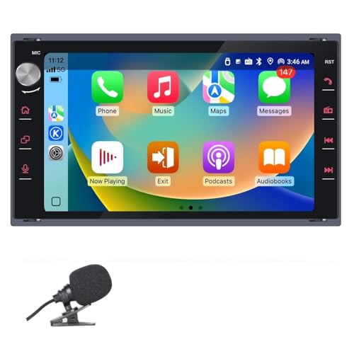 Autoradio CarPlay sans fil pour Polo Golf 4 Passat Jetta avec écran 7 pouces