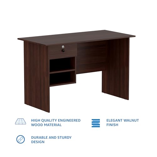 Image of Amazon Brand - Solimo Triumph Engineered Wood Study Table (Wenge Finish)
