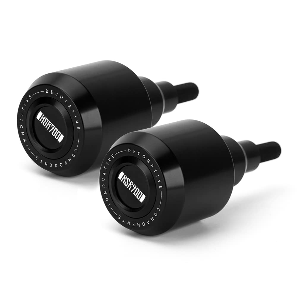 Glissières de cadre de moto compatibles avec Yamaha XSR 900 2016-2021, 2022, 2023, 2024 | Protection de carénage du moteur contre les chutes XSR900 XSR-900 (noir)