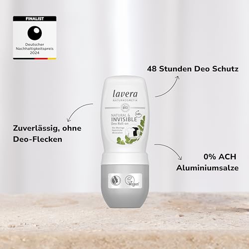 Lavera Deo Roll-on Natural & Invisible 48 h – Vegan