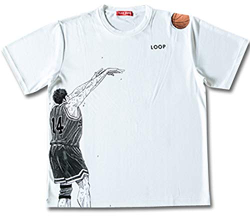 (フラワー　井上雄彦) 井上雄彦 ウェア スラムダンク Tシャツ 三井 LOOP Tee Wht バスケットボール L