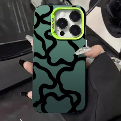 Coque iPhone 15 Pro Max rigide Fashion Lines pour vos déplacements quotidiens