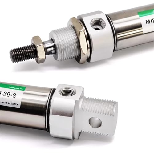 Mini cilindro de acero inoxidable serie MI duradero y resistente 5