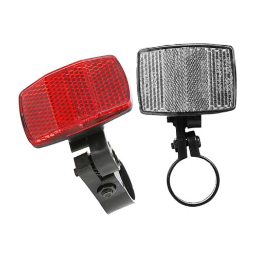 ibasenice 2Pcs Bike Reflector Rear Reflector Tool for Mountain Road Bikes Easy Installation Reflective Safety for Enhanced Visibility at Night