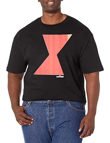 T-Shirt Marvel Widow Noir XXL en Taille Tall pour vos Sorties