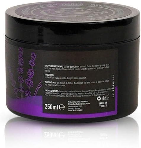 Tattoo Slider 250 ml (8.5 oz) – Soothing Botanical Formula with Flower Oil for Skin Comfort and Hydration