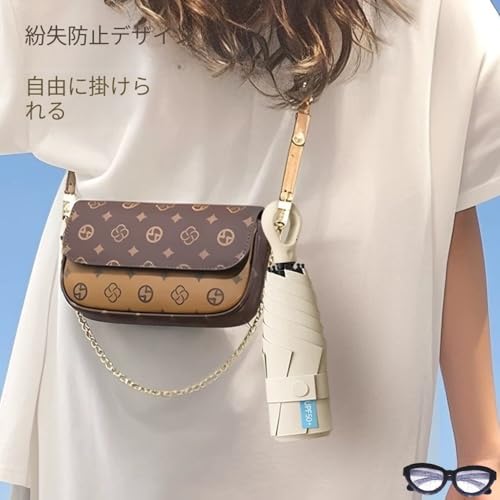 MsiDtsoy 折りたたみ日傘 6本骨 軽量モデル