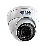 GW Security 5 Megapixel Super HD 1920P Network PoE 1080P Weatherproof Security Dome IP Camera Built-In Microphone, Audio Recording, Power Over Ethernet