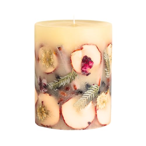 Rosy Rings Medium Round Botanical Candle - Spicy Apple...