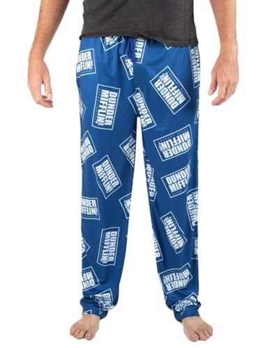 Bioworld The Office Blue AOP Dunder Mifflin Sleep Pajama Pants