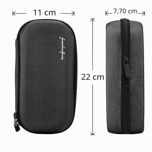 YOUSHARES Insulin kühltasche Reise Tasche - TSA Kühlbox Medikamente Isoliert Diabetiker Tragbaren Kühler Tasche für Insulin Pen, Glukose-Meter und Andere Diabetes Zubehör mit 3 Kühlakkus (Eva Schwarz)