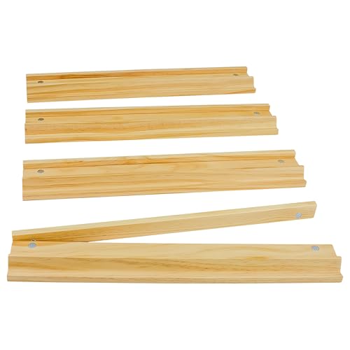 4 Piezas Soportes Magnéticos de Madera para Mahjong