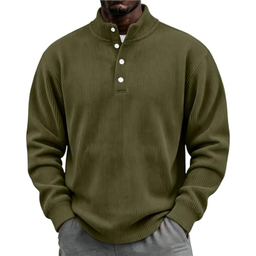 Henley Shirts for Men Long Sleeve Button Big and Tall Funny Tshirt Trendy - image 1
