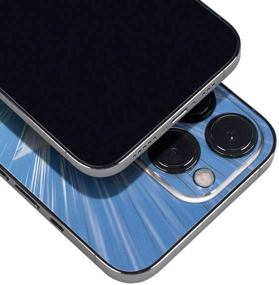 Vista 14 de Skinit Calcomanía para iPhone 14 Pro Max, diseño oficial de Dragon Ball Z Goku Iconic Kanji Symbol Naranja