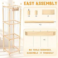 Woodure Stuffed Animal Storage & Organizer, Wooden Toy Holder Zoo for Kids — image 6