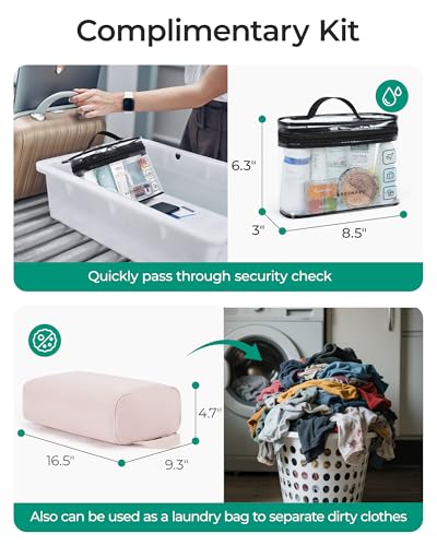 Image of BAGSMART Gym Bag for Women, Duffle Bag for Travel with Wet Pocket, Lightweight Carry on Weekender Duffel, Water Resistant