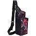 Produktbild Kyrio Sling Rucksack Tasche Reisetasche für Nintendo Switch Lite, Messenger Bag Schulter Brust Crossbody Seitentasche Aufbewahrungs Sling Rucksack für Nintendo Switch Konsole Dock Joy-Con Grip Switch