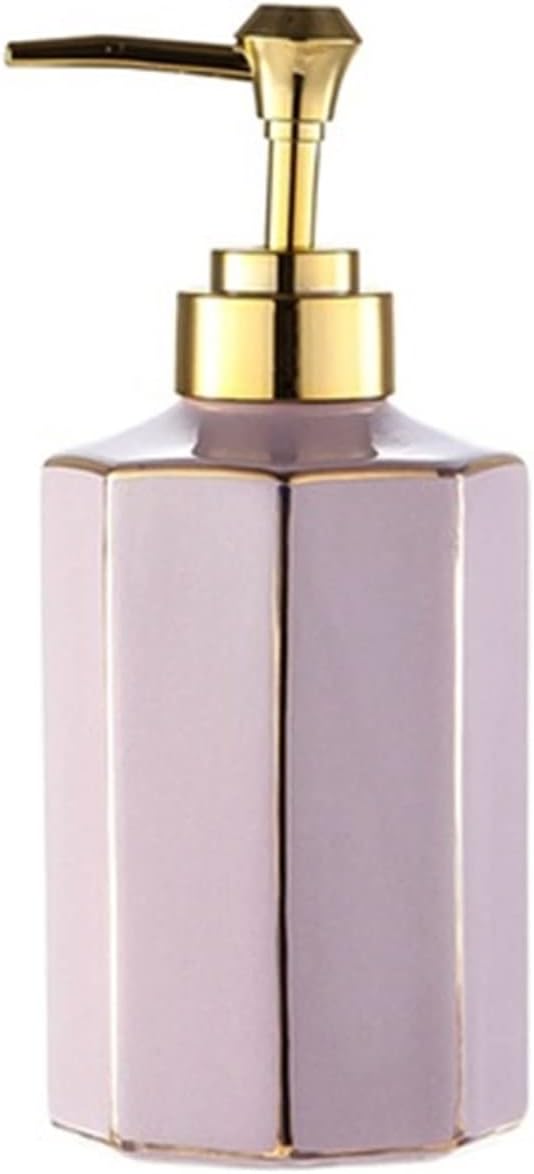 Bathroom Accessories Ceramic Vanity Countertop Accessories Set Bathroom Set Includes Lotion Dispenser Lotion Soap Dispenser (Color : A)