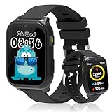 Smartwatch Bambini con 18 Giochi, Orologio Smartwatch Bambini con Contapassi, Fotocamera, Monitor del Sonno, Sveglia, Torcia, IP68 Fitness Tracker Regali di Natale e Compleanno per Ragazza Ragazzo