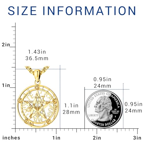 Eusense Tetragrammaton Nudo De Bruja Plata 925 Original Lilith Necklace Triple Moon Goddess Necklace Witches Knot Necklace Moon Phase Necklace 925 Sterling Silver Pendant Witchy Jewelry for Women Men2