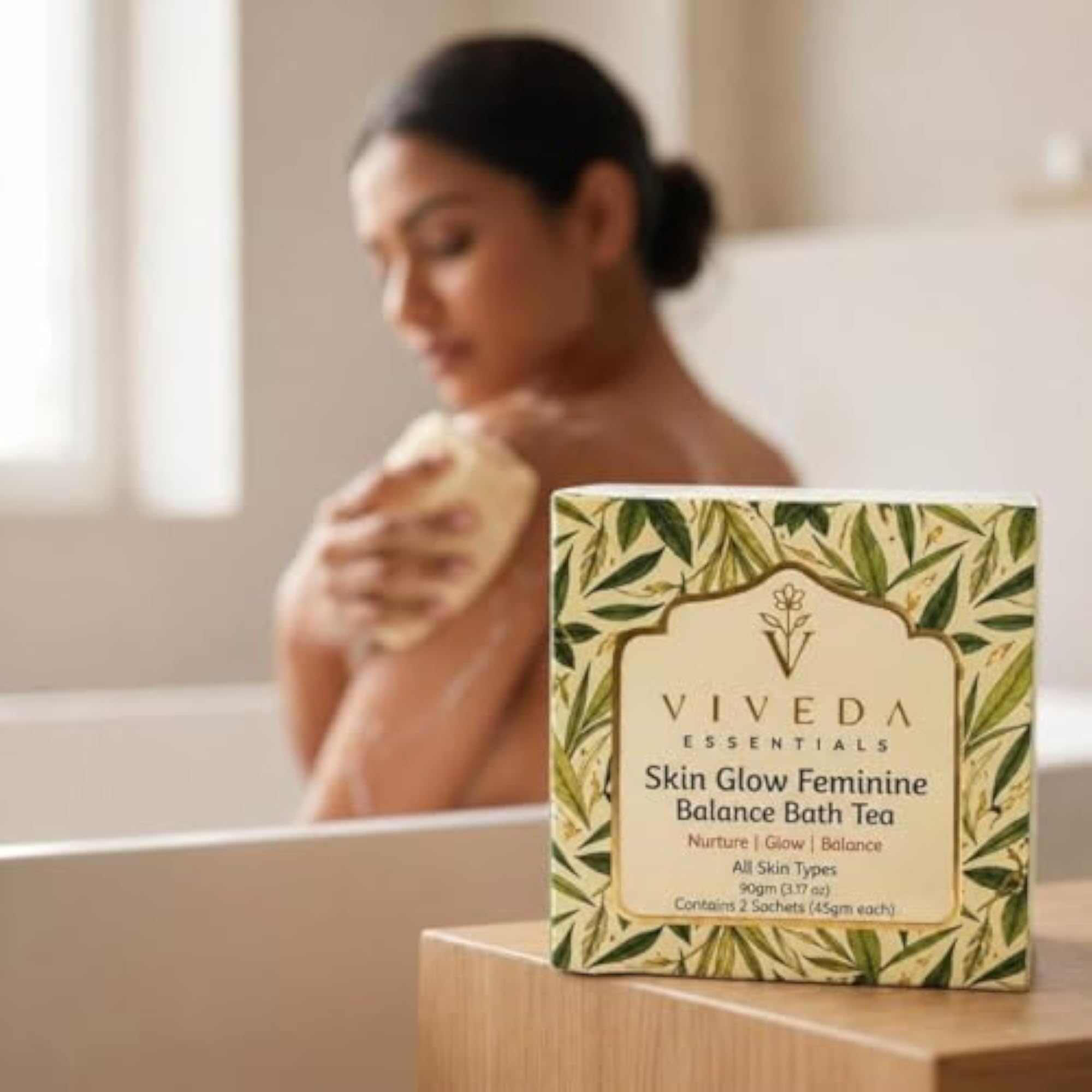 Organic Herbal Bath Tea for Skin Glow & Balance