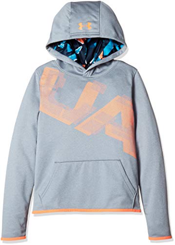 Under Armour Armour Fleece Printed Youth X-Large Steel Light Heather