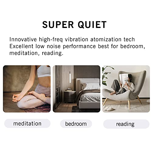 Waterless Aromatherapy Diffuser Professional Grade Nebulizing Diffuser Super Quiet No Water Cold Mist Battery Powered Portable Suitable For Travel Home Yoga Office #TOP2