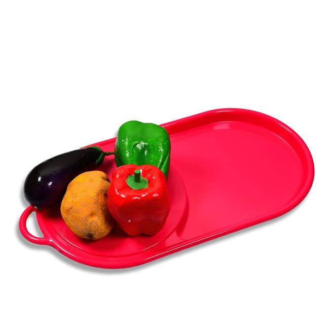 Buy ALZ Kitchen Plastic Chopping Board with Tray Online at Low Prices