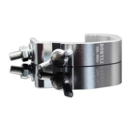 6Pcs Stage Light Hook,Aluminum Alloy C-Clamp Safety Hang On Truss For Heavy Duty 80Lbs,For Moving Head Light,Dj Par Lgiht,Bar Wedding Show Aluminum Alloy Hook(Pack Of 6) #TOP2