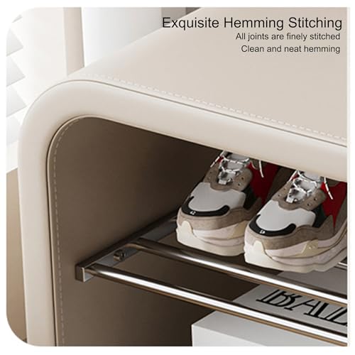 Banc de rangement à chaussures empilable avec étagères modulables pour placard - 6