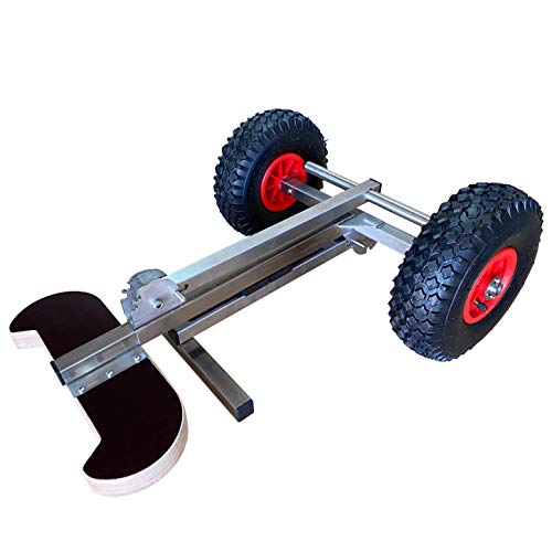 Support de chariot pour moteur de bateau hors-bord pliable, en acier inoxydable, compact, résistant à la charge de 80 kg – vue 5