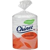 Chinet Paper Lunch Plates, 225 count (4 Pack)