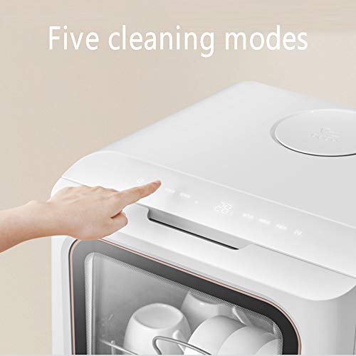 Draagbare Aanrechtvaatwasser, Compacte Vaatwasser Met Vijf Reinigingsmodi En Wasfunctie Voor Zacht Water, Geschikt Voor Thuis En Slaapzaal - Afbeelding 3