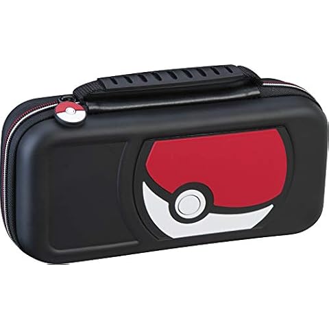 Officially Licensed Nintendo Switch Pokémon Carrying Case – Protective Deluxe Travel Case – Pokéball Rubber Logo Cover