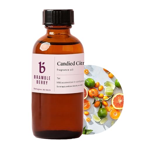 Image of Bramble Berry Candied Citrus Sweet Orange & Lemon Scent for Soap Making, Candles, Lotion, Bath Bombs & Perfume | Skin Safe, Vegan, Paraben & Phthalate Free, DIY Craft Essential