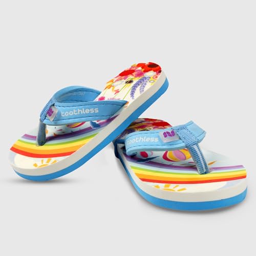 Image of toothless Kids Printed Flip Flop | Soft EVA Sole | Anti-Slip | Comfortable Wear | Lightweight | Durable | Summer Footwear for Boys & Girls | Casual Slippers