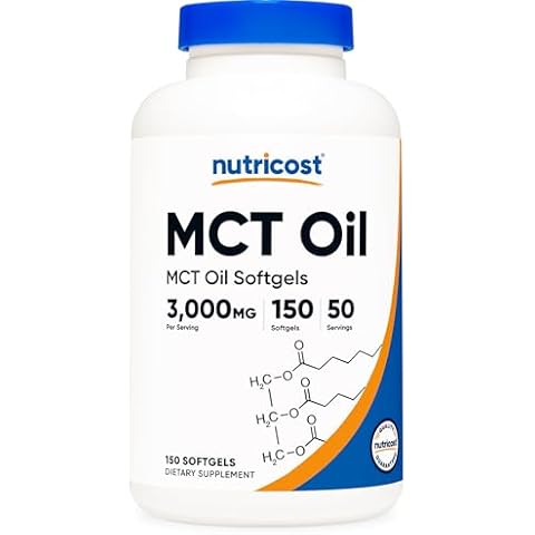 Nutricost MCT Oil Softgels Cover