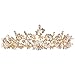 HDHUIXS Affidabile Bridal Crown Tiara Crystal Strass Strass da Sposa Principessa Bridal Princess Tiara Headband Zepace Copricapo Accessori per Capelli da Sposa Compatibile con Le Donne Pratico