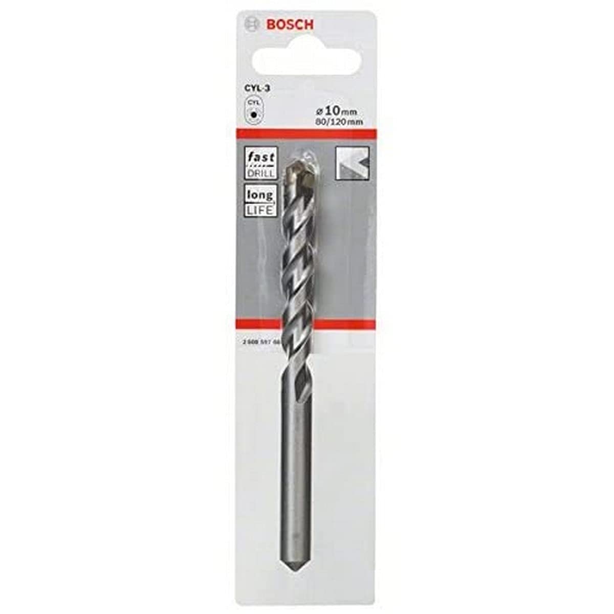 Bosch Professional Matkap Ve Kırıcı Delici Uçları, Taş Ve Beton, Gri, 1 Adet