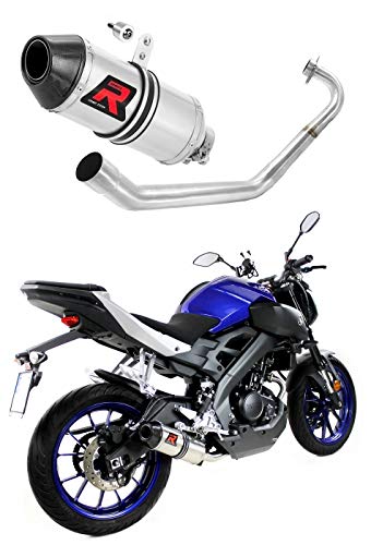 MT-125 MT 125 Pot d'échappement HP3 Carbon Silencieux Dominator Exhaust Racing Slip-on 2014 2015 2016 2017 2018 2019