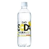 炭酸水 ZAO SODA 強炭酸水 500ml×24本 (500ml, レモン)