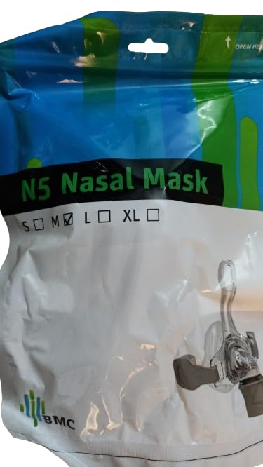 BMC N5 NASAL MASK MEDIUM | CPAP Mask | Nasal Cushion | Minimized Air Leaks | With Headgear (B0D2DHCWNV) Amazon Price History, Amazon Price Tracker