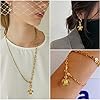 Aylifu 60 Pieces Golden Plated Sea Turtle Pendant Charms Alloy Animal Tortoise Turtle Dangle Pendants Craft Supplies for DIY Necklace Bracelet Jewelry Making Findings #5