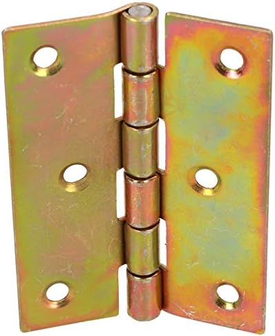 KOTARBAU, Furniture Hinge 80 x 60 mm, Rolled Zinc-Plated Hinge for Doors Cabinets, and Chests - Image 4