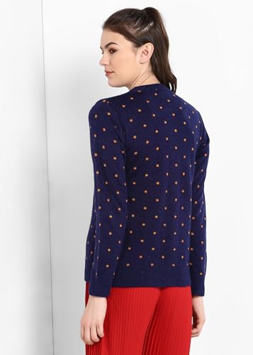 Image of Modeve Women's Acrylic Blend Cardigan /Round Neck Sweater For Winter