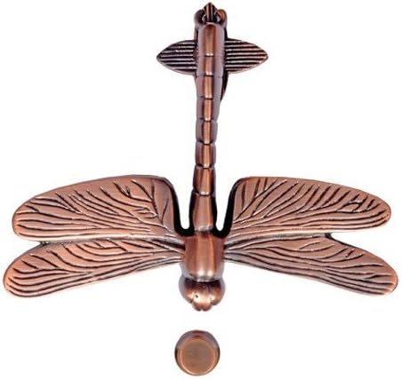 Adonai Hardware Dragon Fly Brass Door Knocker - Antique Copper